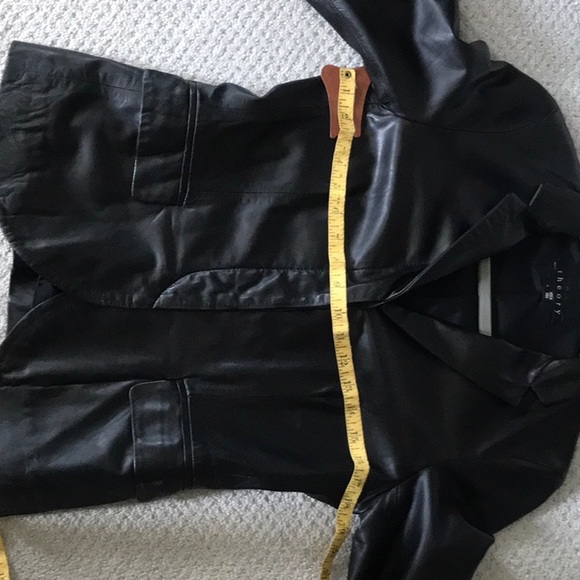 Theory lamb leather jacket 4 - Picture 4 of 9